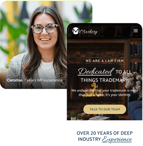 Caroline and Markery phone screen